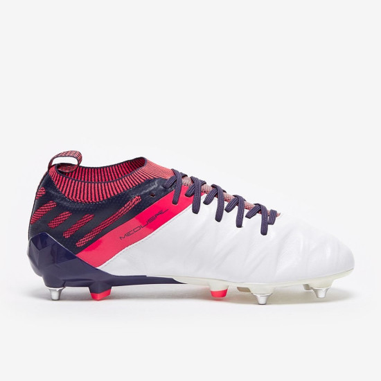 Sepatu Bola Umbro Medusae II Elite SG Eclipse White Lava Pink 81309P-FNC Sepatu Bola Umbro Medusae II Elite SG Eclipse White Lava Pink 81309P-FNC