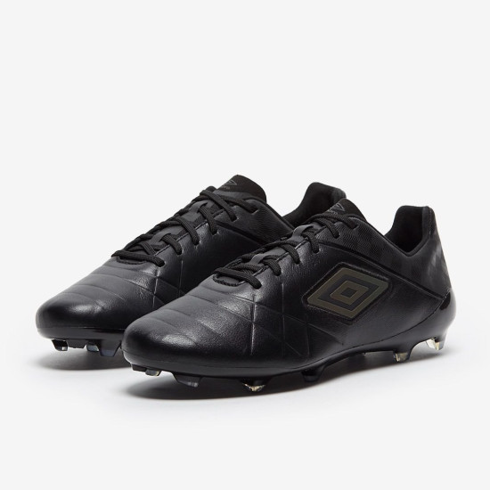 Sepatu Bola Umbro Medusæ III Pro FG Black Black Reflective 81464U-JC7