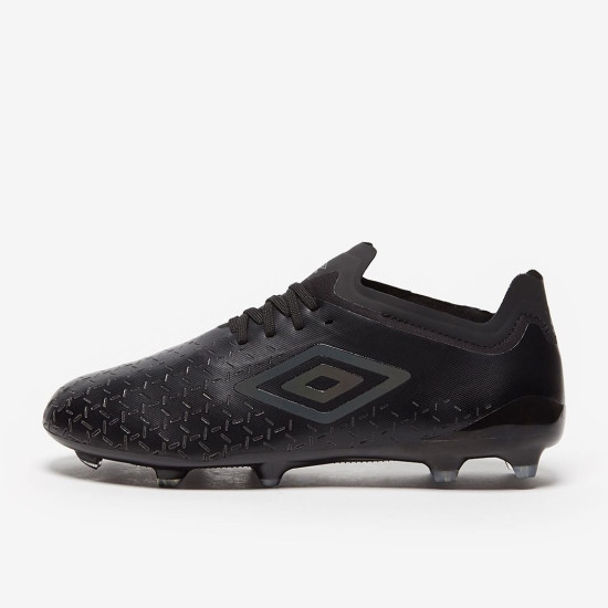 Sepatu Bola Umbro Velocita V Pro FG Black Black Reflective 81588U-JC7