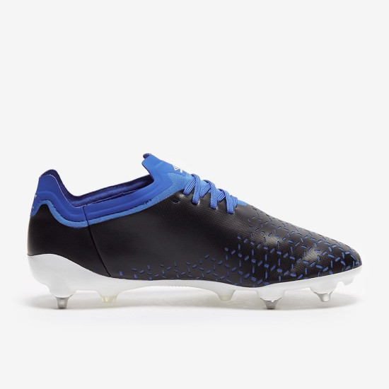 Sepatu Bola Umbro Velocita V Pro SG Black White Blue 81589U-JLQ