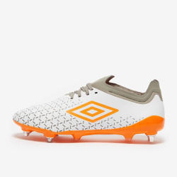 Sepatu Bola Umbro Velocita V Pro SG White Carrot Gray 81589U-JM9