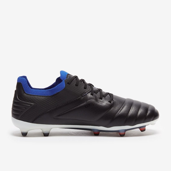 Sepatu Bola Umbro Tocco Pro FG Black White Blue 81650U-JLQ