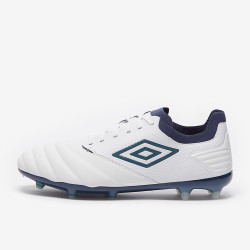 Sepatu Bola Umbro Tocco Pro FG White Goblin Blue Sargasso Sea 81650U-KE4