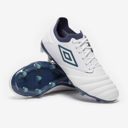 Sepatu Bola Umbro Tocco Pro FG White Goblin Blue Sargasso Sea 81650U-KE4