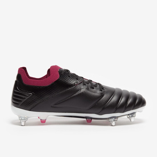 Sepatu Bola Umbro Tocco Pro SG Black White Raspberry Radiance Pink Peacoat 81651U-KDF