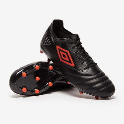 Sepatu Bola Umbro Tocco Premier FG Black Cherry Tomato 81652U-CMM