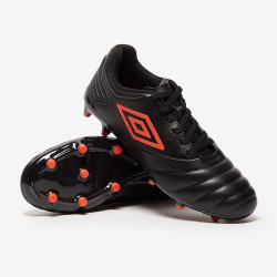 Sepatu Bola Umbro Tocco Club FG Black Cherry Tomato 81655U-CMM