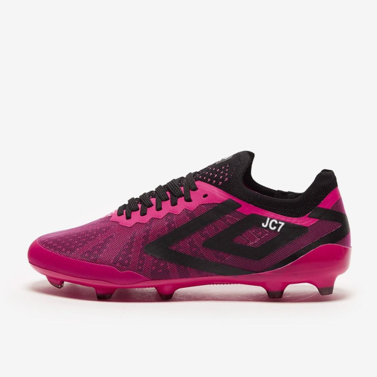 Sepatu Bola Umbro Velocita VI Pro FG Pink Peacoat Black White 81682U-KDR