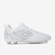 Sepatu Bola Umbro Tocco II Pro FG White Metallic Chrome 81734U-KZ7