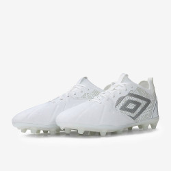 Sepatu Bola Umbro Tocco II Pro FG White Metallic Chrome 81734U-KZ7