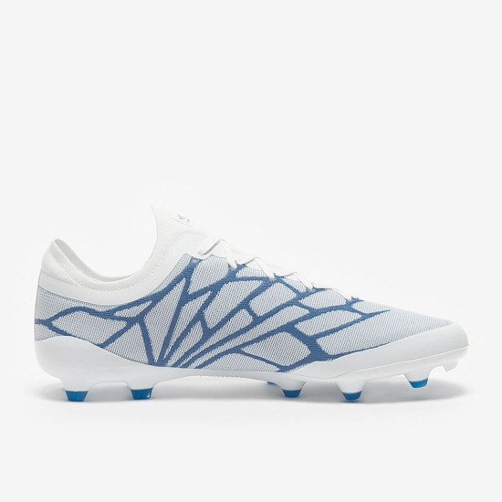 Sepatu Bola Umbro Velocita Alchemist Pro FG White Malibu Blue 81810U-LNZ