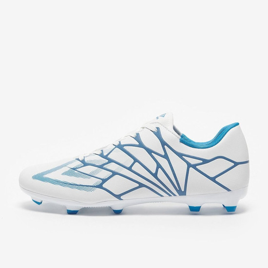 Sepatu Bola Umbro Velocita Alchemist Club FG White Malibu Blue 81818U-LNZ