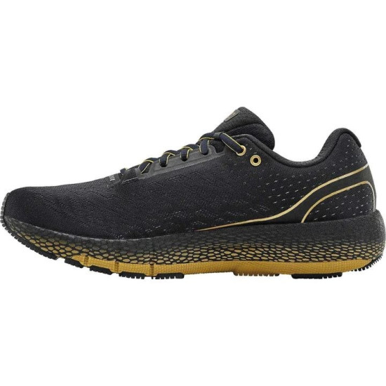 Sepatu Lari Under Armour HOVR Machina Blackout Purple Metallic Gold Luster 3021939 500-7