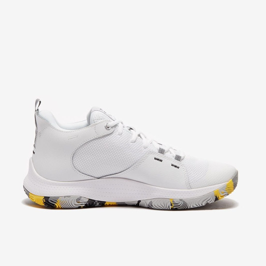 Sepatu Basket Under Armour 3Z5 White White White 3023087-105