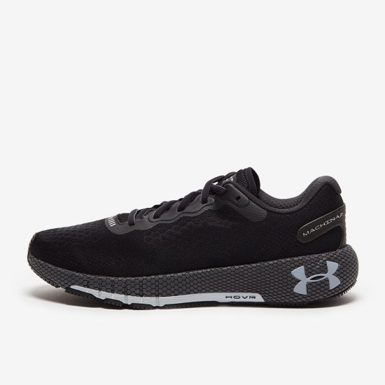 Sepatu Lari Under Armour HOVR Machina 2 Black Pitch Gray Halo Gray 3023539-001