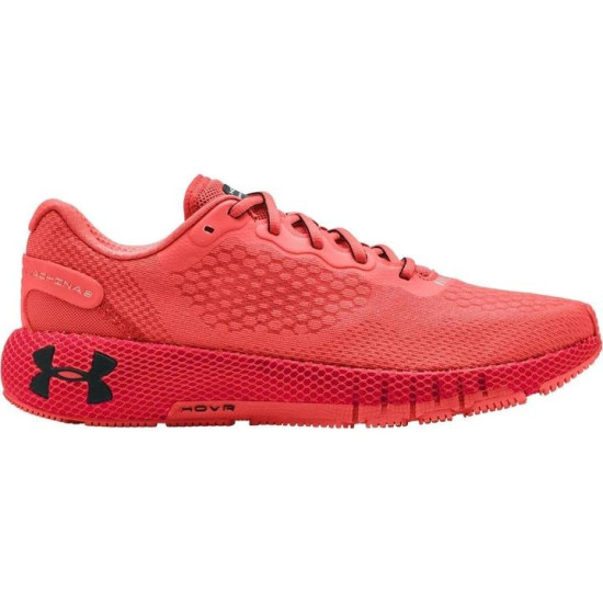 Sepatu Lari Under Armour HOVR Machina 2 Venom Red White High Vis Yellow 3023539 600-7