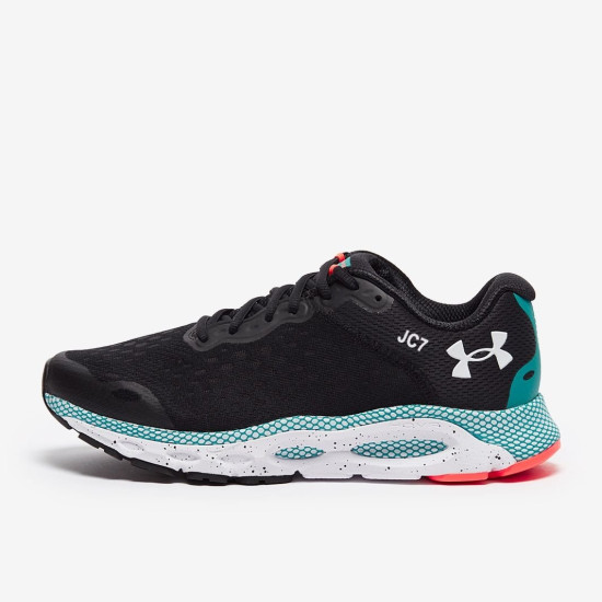 Sepatu Lari Under Armour HOVR Infinite 3 Black Cerulean White 3023540-005