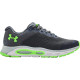 Sepatu Lari Under Armour HOVR Infinite 3 Pitch Grey Halo Grey Hyper Green 3023540 107-8.5