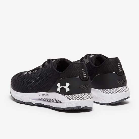 Sepatu Lari Under Armour HOVR Sonic 4 Black White White 3023543-002