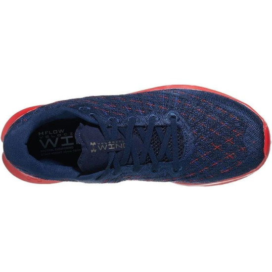 Sepatu Lari Under Armour Flow Velociti Wind Academy Red 3023545 404-7