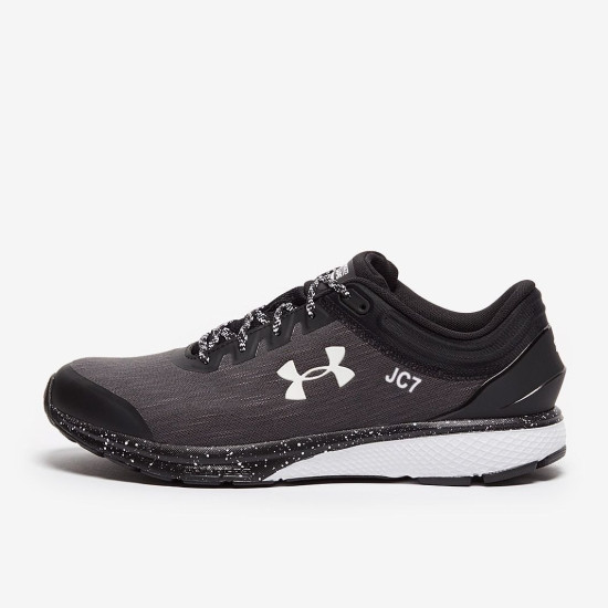 Sepatu Lari Under Armour Charged Escape 3 Evo Black White White 3023878-001