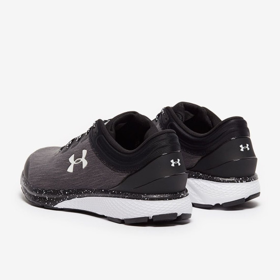 Sepatu Lari Under Armour Charged Escape 3 Evo Black White White 3023878-001