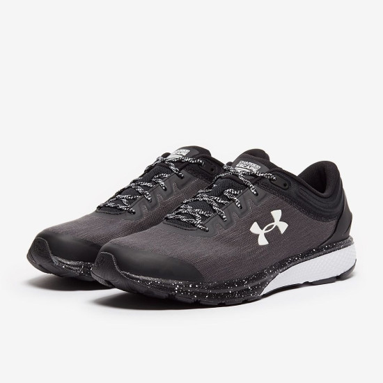 Sepatu Lari Under Armour Charged Escape 3 Evo Black White White 3023878-001