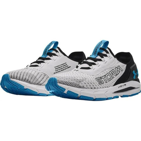 Sepatu Lari Under Armour HOVR Sonic 4 Storm Halo Grey Radar Blue 3024224 102-9.5