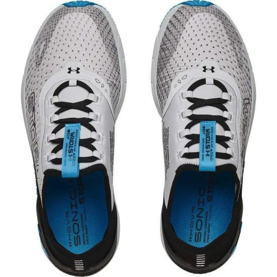 Sepatu Lari Under Armour HOVR Sonic 4 Storm Halo Grey Radar Blue 3024224 102-9.5