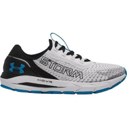 Sepatu Lari Under Armour HOVR Sonic 4 Storm Halo Grey Radar Blue 3024224 102-9.5