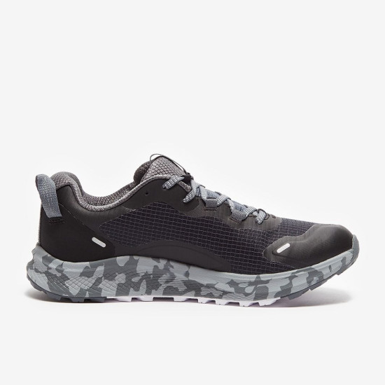 Sepatu Lari Under Armour Charged Bandit TR 2 SP Black Pitch Gray White 3024725-003