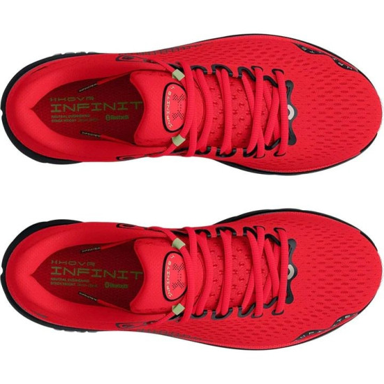 Sepatu Lari Under Armour HOVR Infinite 4 Bolt Red Black 3024897 601-9.5