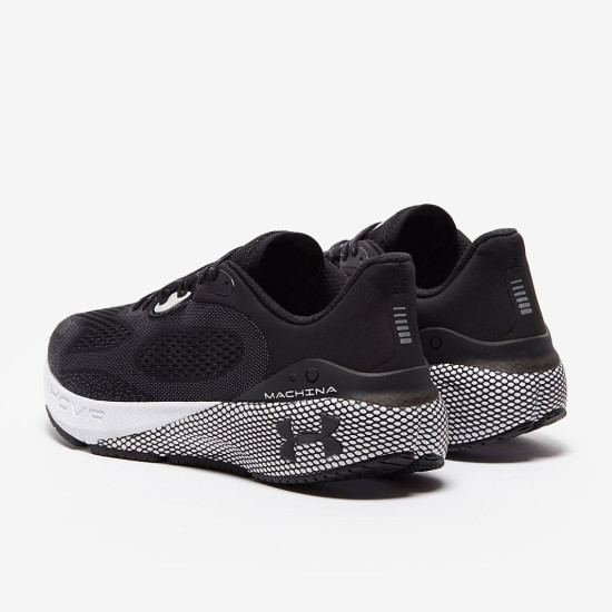 Sepatu Lari Under Armour HOVR Machina 3 Black White Black 3024899-001