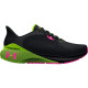 Sepatu Lari Under Armour HOVR Machina 3 Black Lime Surge Rebel Pink 3024899 005-10