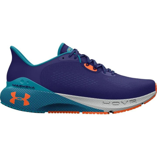 Sepatu Lari Under Armour HOVR Machina 3 Sonar Blue Blue Surf Orange Blast 3024899 501-7