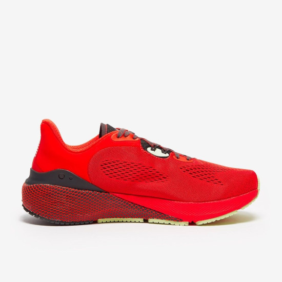 Sepatu Lari Under Armour HOVR Machina 3 Radio Red Jet Gray Phosphor Green 3024899-602