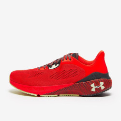 Sepatu Lari Under Armour HOVR Machina 3 Radio Red Jet Gray Phosphor Green 3024899-602