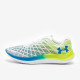 Sepatu Lari Under Armour Flow Velociti Wind 2 White High Vis Yellow Cruise Blue 3024903-101