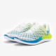 Sepatu Lari Under Armour Flow Velociti Wind 2 White High Vis Yellow Cruise Blue 3024903-101