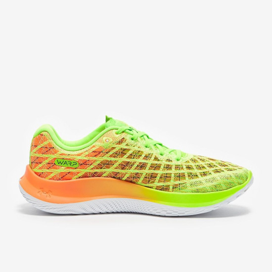 Sepatu Lari Under Armour Flow Velociti Wind 2 Quirky Lime Blaze Orange Black 3024903-300