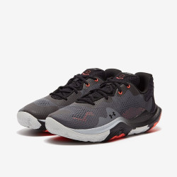 Sepatu Basket Under Armour Spawn 4 Pitch Grey Black Beta 3024971-100