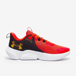 Sepatu Basket Under Armour Flow Future X 2 Bolt Red Black Orange Shock 3024978-600