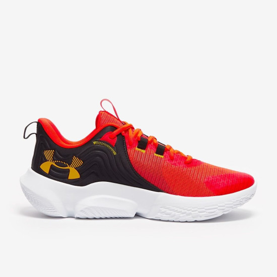 Sepatu Basket Under Armour Flow Future X 2 Bolt Red Black Orange Shock 3024978-600