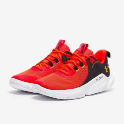 Sepatu Basket Under Armour Flow Future X 2 Bolt Red Black Orange Shock 3024978-600