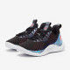 Sepatu Basket Under Armour Curry 10 Magic Black Fuse Teal Bolt Red 3025093-001