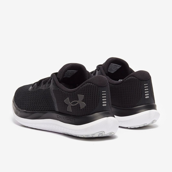 Sepatu Lari Under Armour Charged Breeze Black Black Metallic Ore 3025129-001