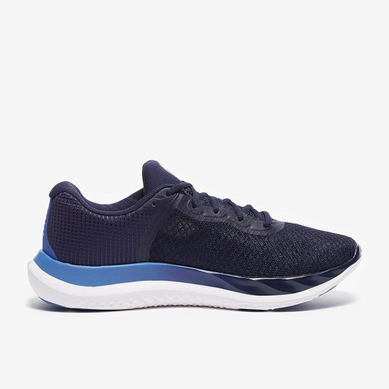 Sepatu Lari Under Armour Charged Breeze Midnight Navy Victory Blue 3025129-400