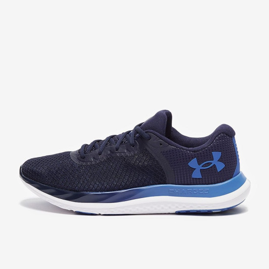 Sepatu Lari Under Armour Charged Breeze Midnight Navy Victory Blue 3025129-400