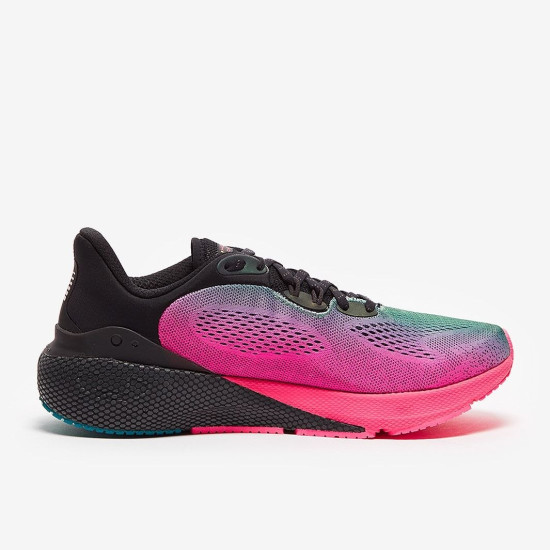 Sepatu Lari Under Armour HOVR Machina 3 Daylight Black Elektro Pink Black 3025164-001