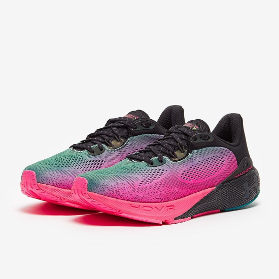 Sepatu Lari Under Armour HOVR Machina 3 Daylight Black Elektro Pink Black 3025164-001